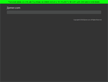 Tablet Screenshot of jipmer.com